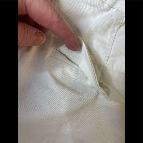 American Eagle Outfitters Size 0 AEO white Hi rise Shortie Stretch Shorts - Picture 10 of 11